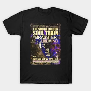 POSTER TOUR - SOUL TRAIN THE SOUTH LONDON 124 T-Shirt